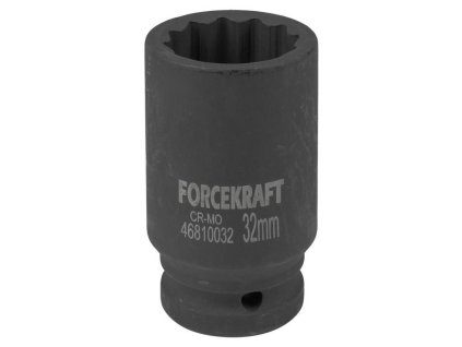 FORCEKRAFT Mély dugókulcs 3/4" 33mm 12-szögletű
