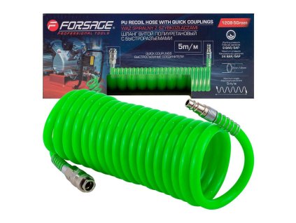 8mm x 5m spirálcső gyorscsatlakozókkal