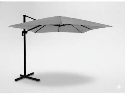 KERTI NAPERNYŐ "MINI ROMA" 2,5 x 2,5 M SZÜRKE TARTÓVAL *5378