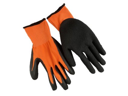 "10-es Védőkesztyű Poliészterből, Latex bevonattal - 12 db/csomag"