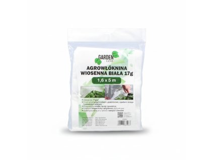 AGROTEXTÍLIA 1,6 x 5 M TAVASZI FEHÉR 17g *2067