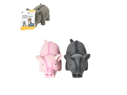 PROGRAMOZOTT KUTYAJÁTÉK ROPPOGÓ MALAC 15 X 8 X 8 CM (4 DB/KISZERELÉS) *9578