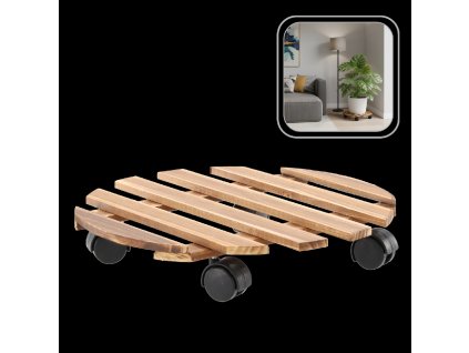 FELNŐTT KERÉKES KERÁMIA KASPÓ TARTÓ 30 CM FI 4557