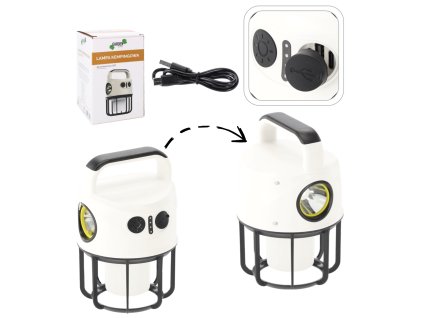 LED TÖLTŐS KEMPINGFÉNY *5592