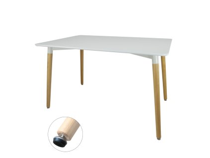 Íróasztal 120 x 80 x 74 cm - FEHÉR *1132