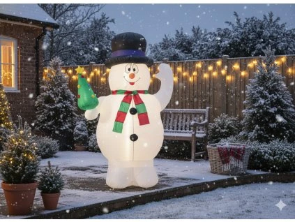 Felfújható Hóember LED 240 CM *0417