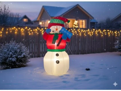 Felfújható Hóember LED 180 cm *0424
