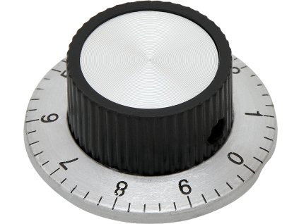 Gomb potenciométerhez 37 mm átmérőjű skálával