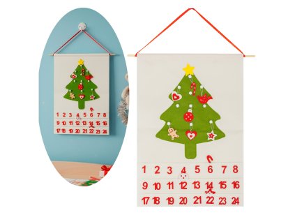 ADVENTI NAPTÁR 50 X 70 CM - CA1472