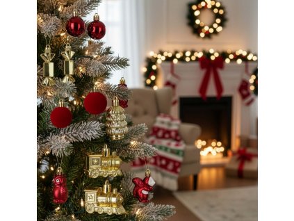 CA0966 KARÁCSONYI DÍSZEK SZETT 41 DB