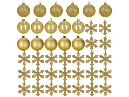 197334 ca1521 zestaw bombek choinkowych 40 szt M0