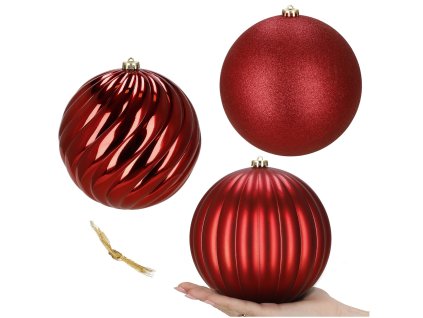 CA0986 KARÁCSONYI DÍSZEK 20 CM 3 DB.