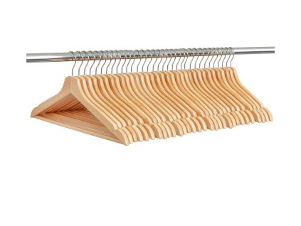 198640 hg0086 wieszak drewniany 30 szt M0