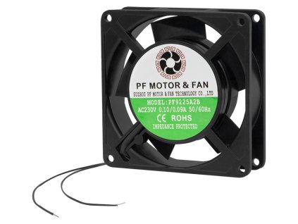 PC ventilátor 92x25mm 230V 9225FD golyóscsapágyazású 92x25mm