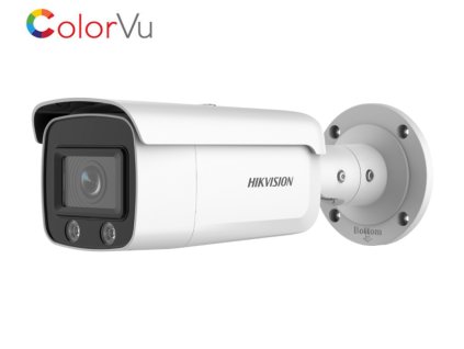 Hikvision DS-2CD2T47G2-L - 4MP-es tubuskamera, 4mm, ColorVu, 60m LED világítással