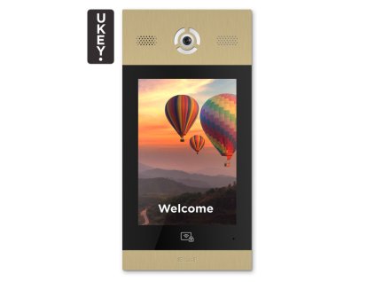 AA-14FB GOLD - bránpanel IP, 10" LCD, UKEY, SIP 2.0 - BasIP