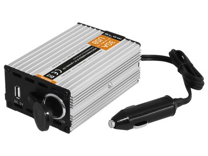 Feszültség átalakító 24V-ról 12V 30A-ra USB csatlakozóval