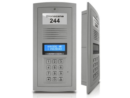 OP-SL255-P - Digitális kaputelefon panel, szürke szín - Elfon