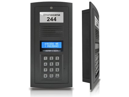 OP-SL255-G - Digitális kaputelefon panel, grafit színben - Elfon