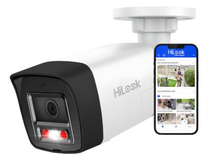 IPCAM-B8-30DL/A - 8MP-s IP térfigyelő kamera, 2.8mm, Smart Hybrid Light 30m, Live Guard - HiLook by Hikvision