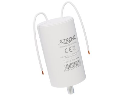 Indítási kondenzátor 25uF/450V vezetékekkel