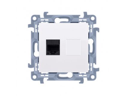 Tel, aljzat Simon 10 RJ12 modul fehér