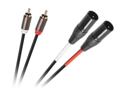 Mikrofonkábel 2x tömeg, Canon - 2 x RCA 1,5 m