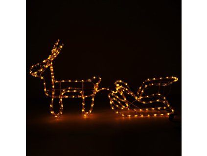 20020 cl1226 renifer swietlny z saniami 192 led M0