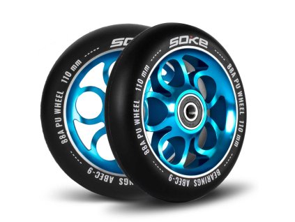 Freestyle robogó kerekek SOKE 110mm 88A kék 2db
