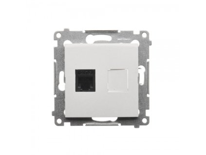 Tel, aljzat Simon 54 prémium RJ12 modul fehér