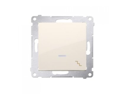 Kapcsoló Simon 54 prémium No.6 LED alfény, bézs modul