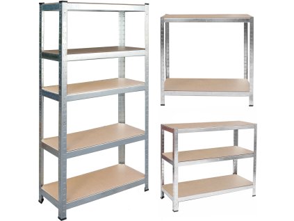 Fém polc 180 x 90 x 30 cm Humberg 4843