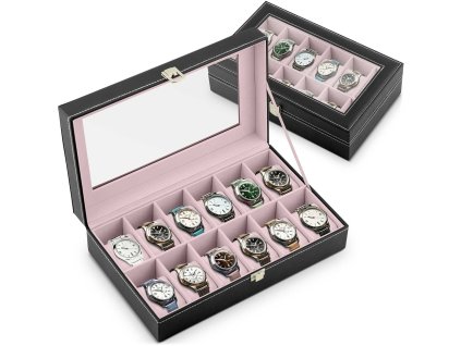 Óraszekrény 12 db MS-710, fekete és lazac színben