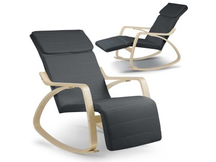 Suzi hintaszék szürke