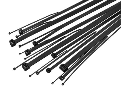 Feszítőszalag 100db 4,8 x 450mm fekete