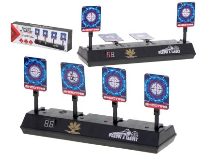 Elektronikus céltábla digitális 4 céltáblára történő lövéshez