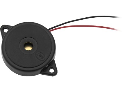 Buzzer 34x9mm 85dB 8mA fekete