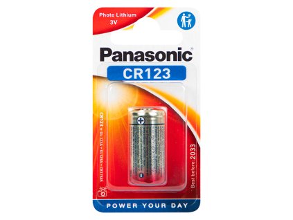 Panasonic 3V CR123 lítium akkumulátor