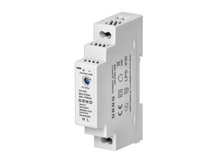 24V DIN sínes tápegység DC, 0,63A, 15W