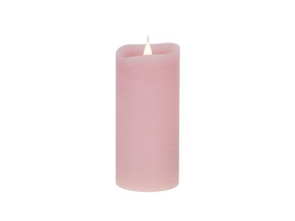 swieca woskowa led srednia rustic pink 0e8b9c84cf6d4a3fa660156a9561dca7 83b12480