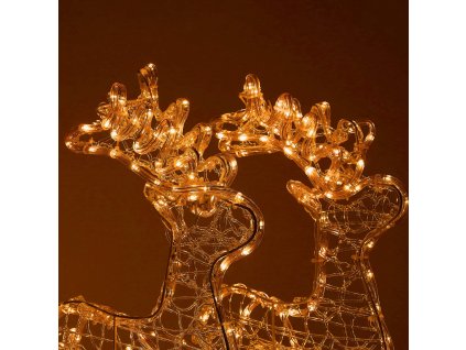 Karácsonyi rénszarvas szánnal CL1222