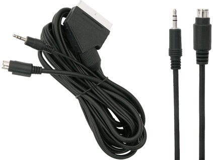 SCART - JACK 3,5ST+S-VHS 3m