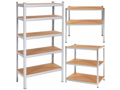 Fém polc 180X90X40 CM HA5161