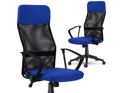 Microgrid Sydney kék és fekete irodai szék