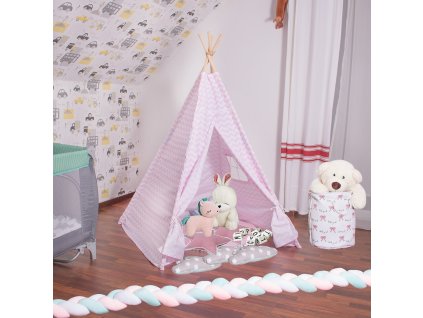 4625 tip19 namiot tipi zygzak rozowy solo M0