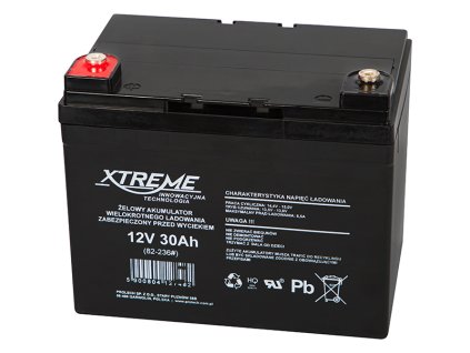 Gél akkumulátor 12V 30Ah XTREME 82-236