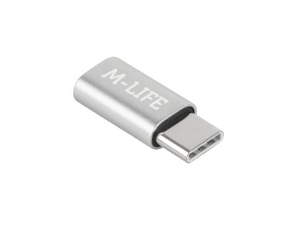 Micro USB - USB C M-Life ezüst