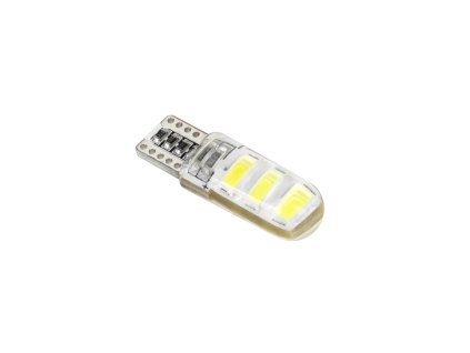 LED autós izzó (Canbus) T10 6xSMD 5730,12V, fehér