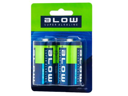 Akkumulátor D BLOW SUPER ALKALINE R20/D blist D BLOW SUPER ALKALINE R20/D bist