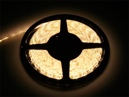 LED szalag 24V b, meleg 3528 5m/300w+DC